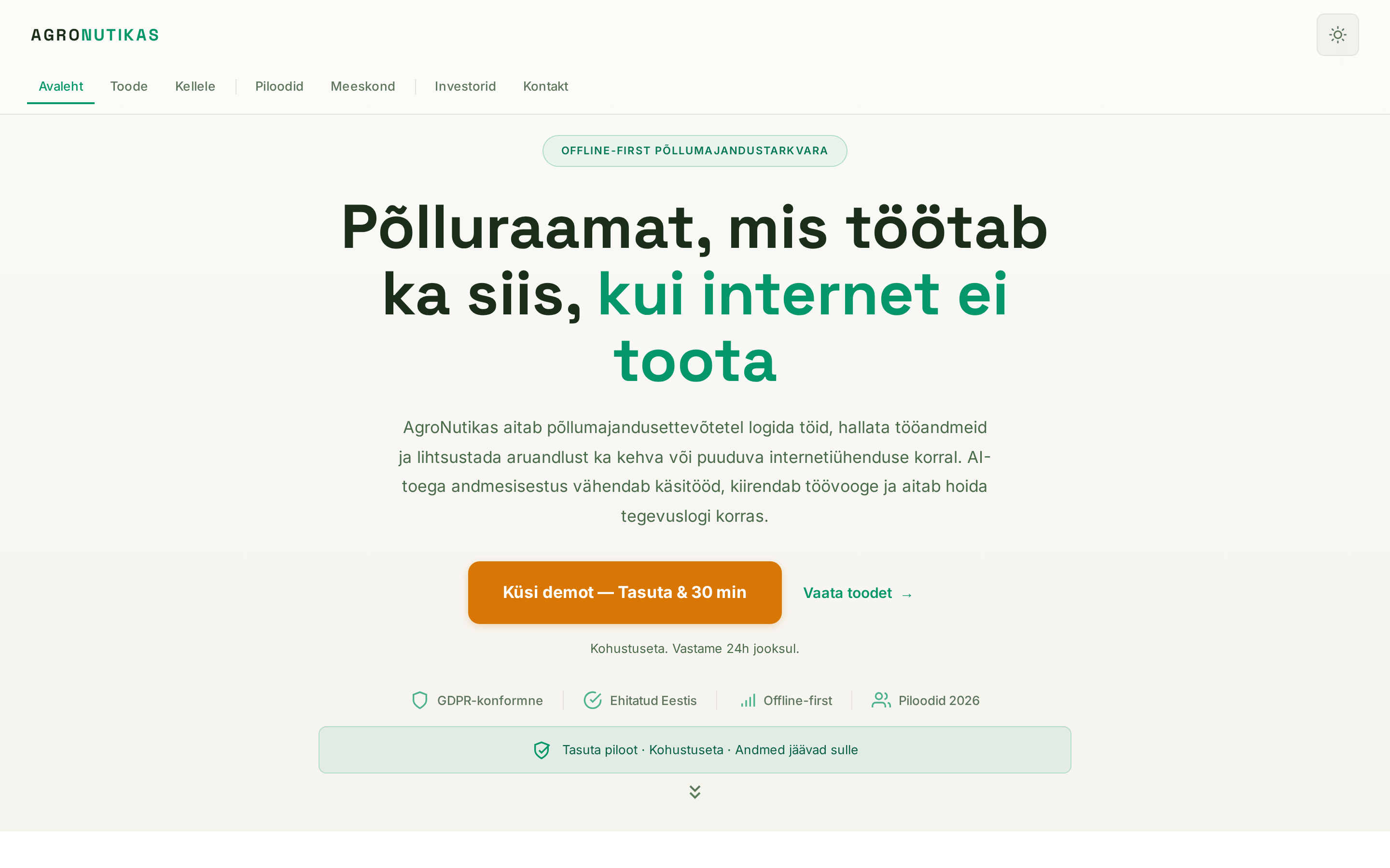 AgroNutikas - Desktop